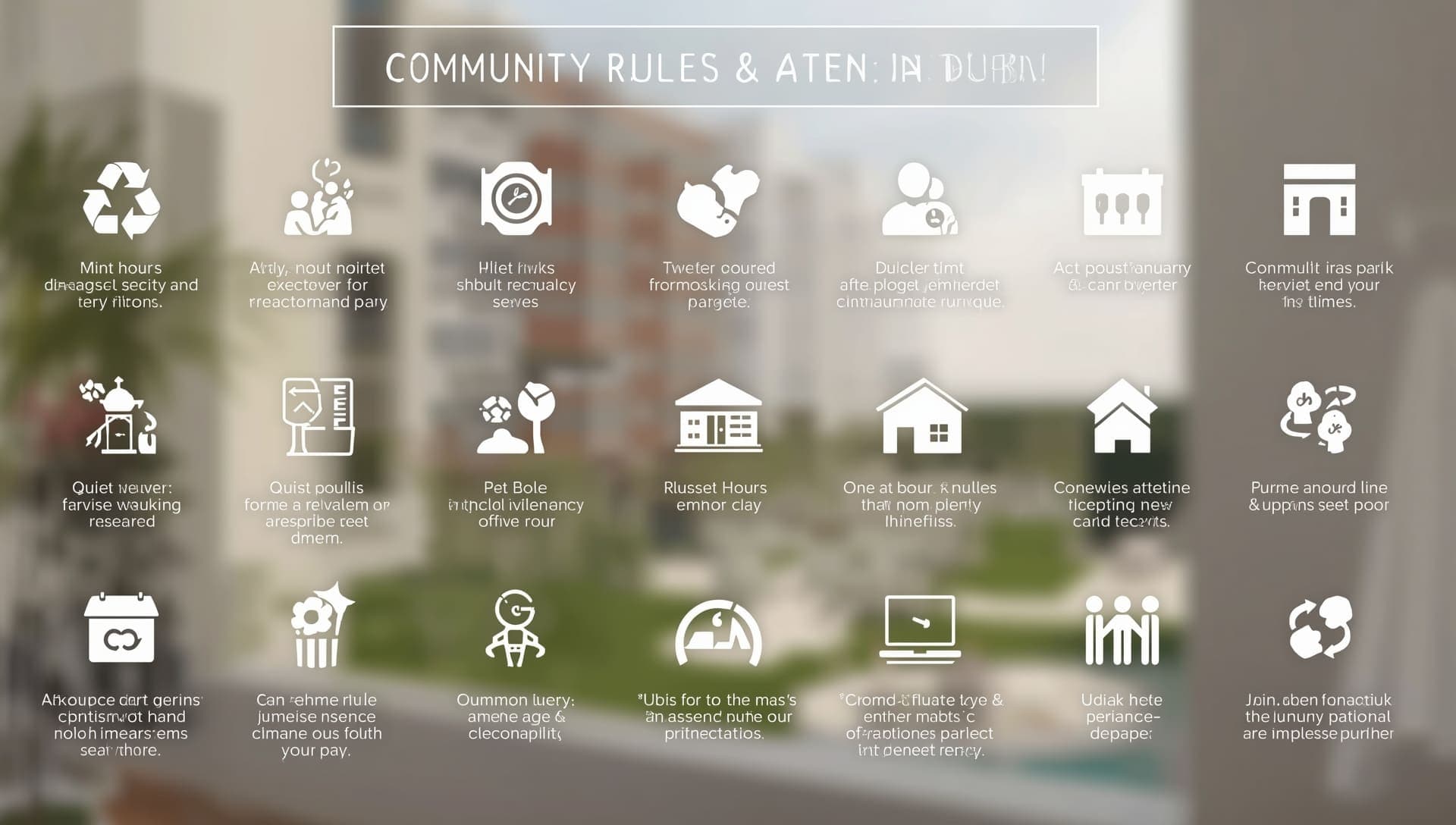 Beyond the Lease Agreement: Essential Community Rules & Guidelines for Renters in Dubai